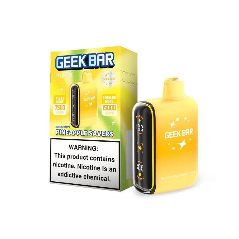 Geek Bar Pulse 5% Disposable – Pineapple Savers edition