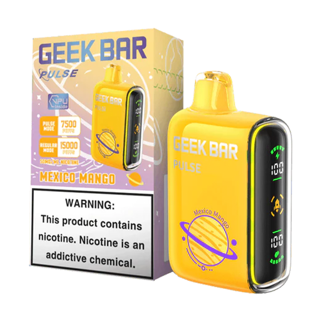 Geek Bar Pulse 5% Disposable – Mexico Mango (TX Compliant Version)
