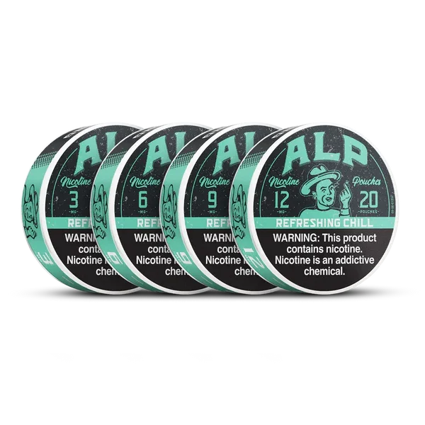ALP Refreshing Chill Nicotine Pouches ( 3mg - 6mg - 9mg - 12mg )