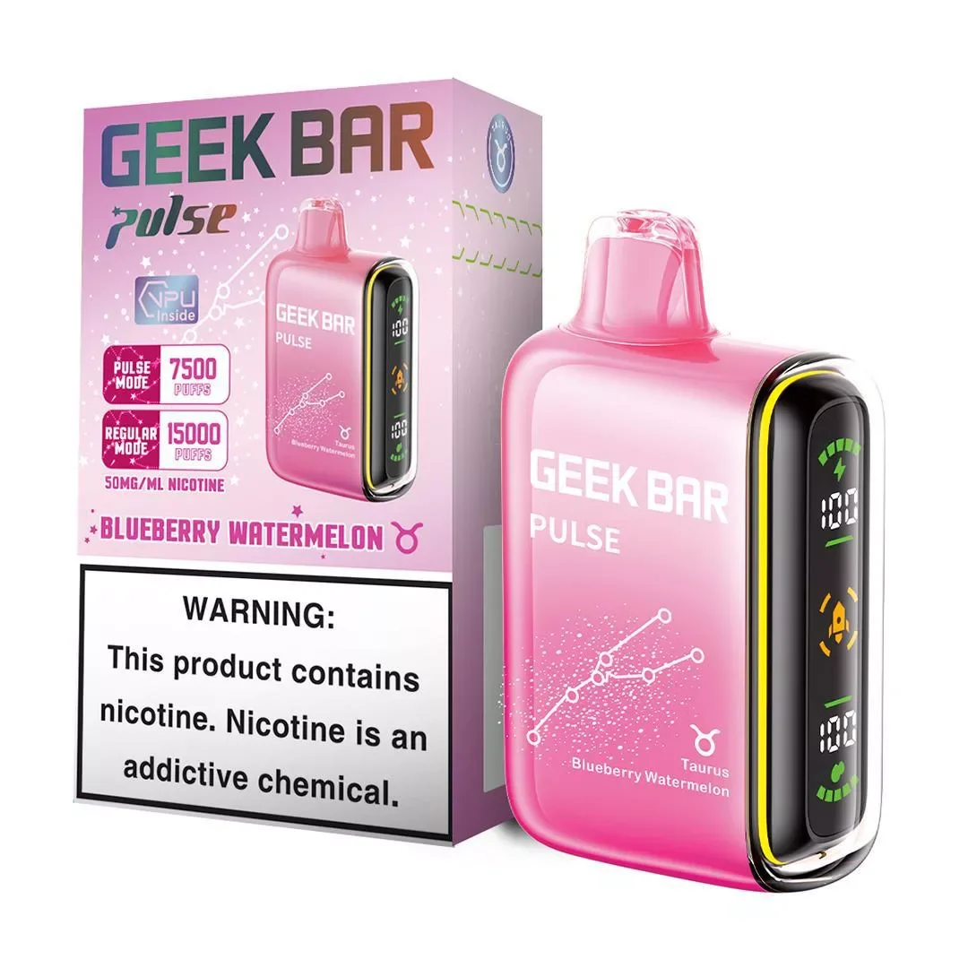 Geek Bar Pulse 5% Disposable – Blueberry Watermelon [TX Compliant Version]