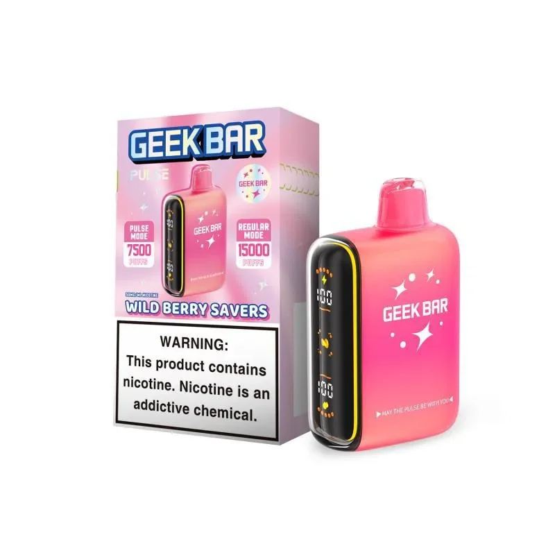 Geek Bar Pulse 5% Disposable Vape Wild Berry  – Savers Edition