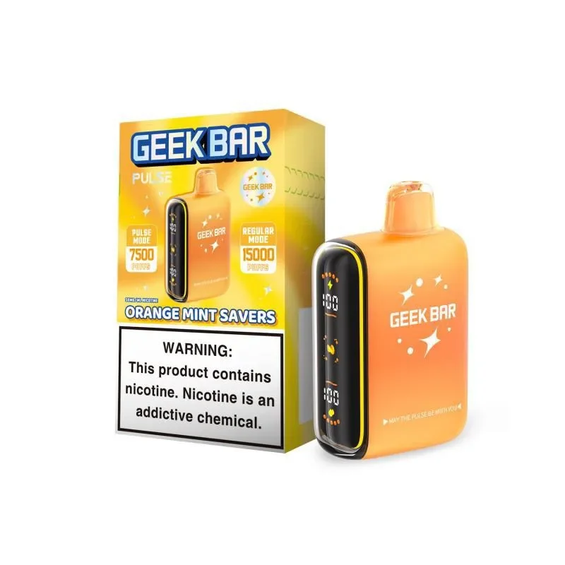 Geek Bar Pulse 5% Disposable – Orange Mint (Savers Edition)