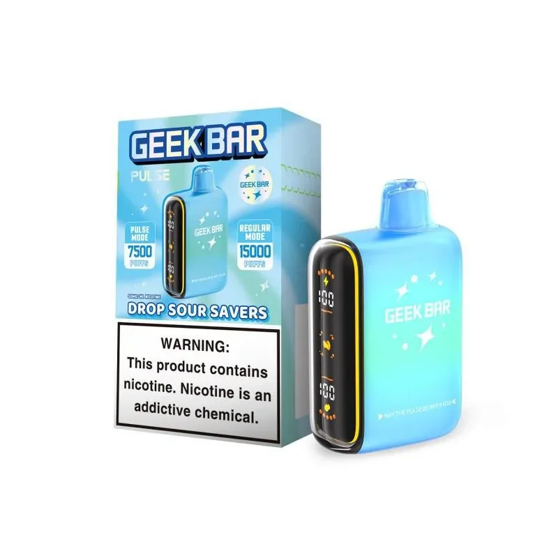Geek Bar Pulse 5% Disposable – Drop Sour (Savers Edition)