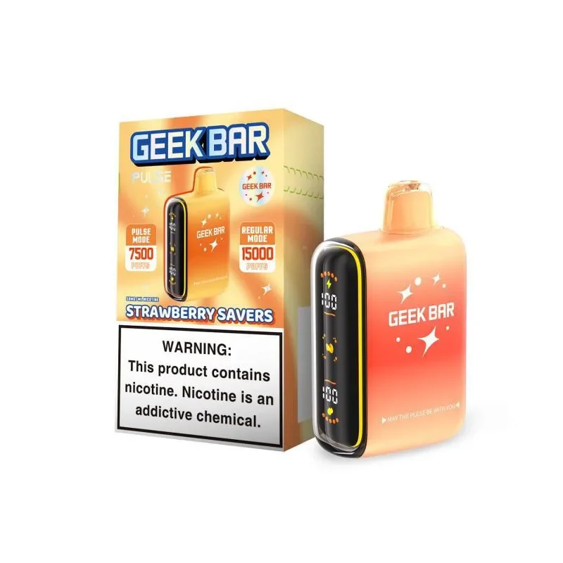 Geek Bar Pulse 5% Disposable – Strawberry (Savers Edition)