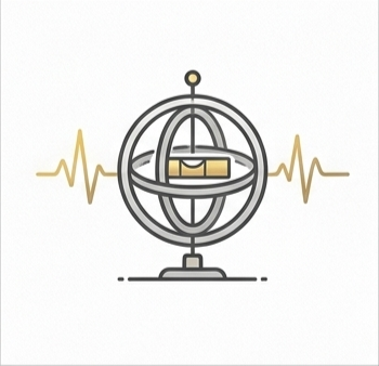 A globe in front of an ECG line, representing the 'Stabilization' phase of The ASCENT Method framework that uses systematic, data-driven and evidence based strategies used to optimize executive function and sustainable health.