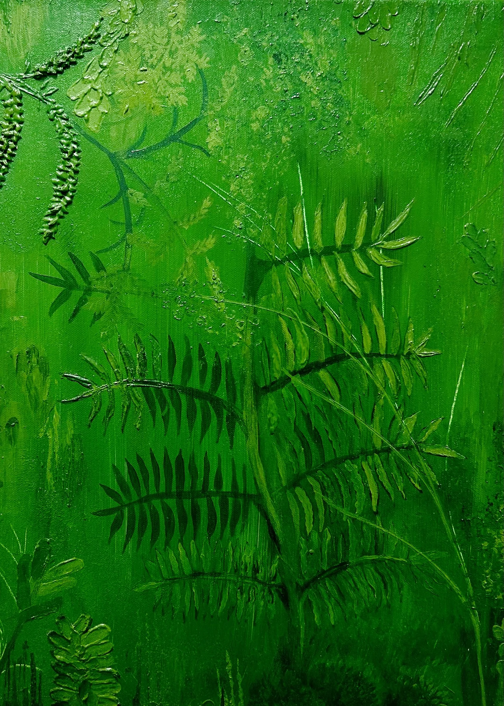 Untitled (Fern) - (2024)
Ciara L Campbell
Acrylic on Canvas
80cm x 60cm 