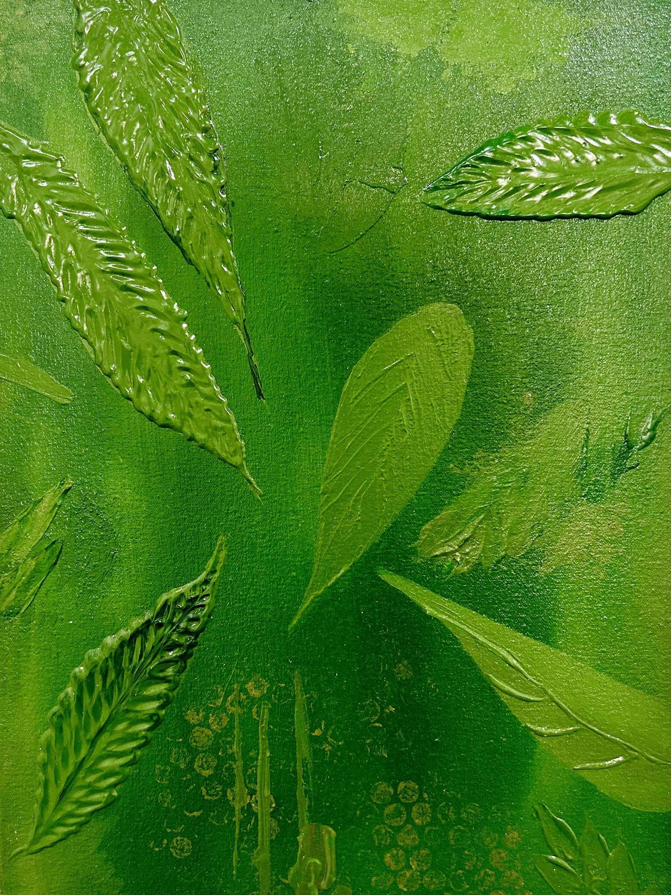 Untitled (Sage) - (2025)
Ciara L Campbell
Acrylic on canvas 
36cm x 28cm