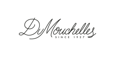DeMouchelles logo with cursive lettering and “Since 1927” tagline