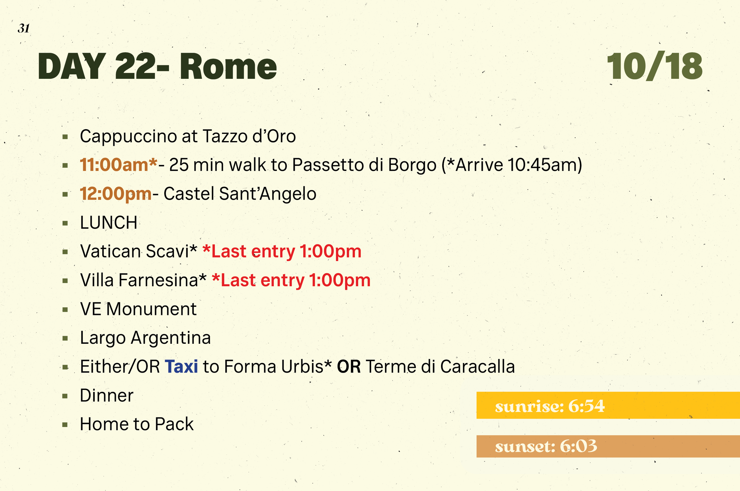 Travel Itinerary Book- Client Info Redacted for Privacy