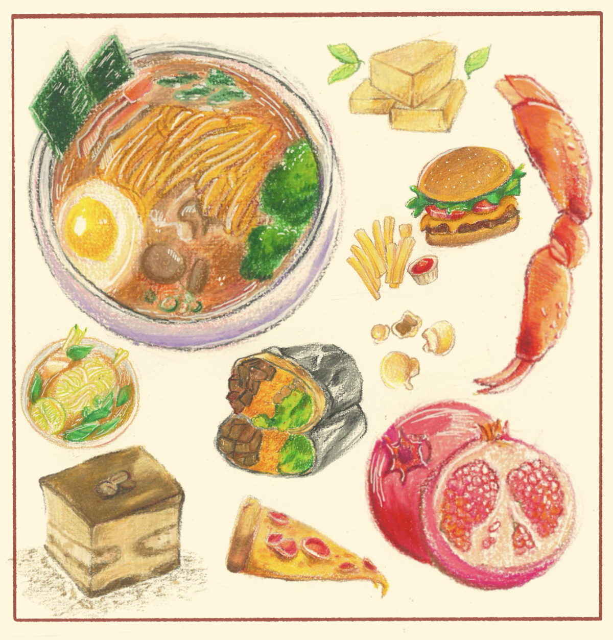 Print Made for Personal Use- Colored Pencil Illustration