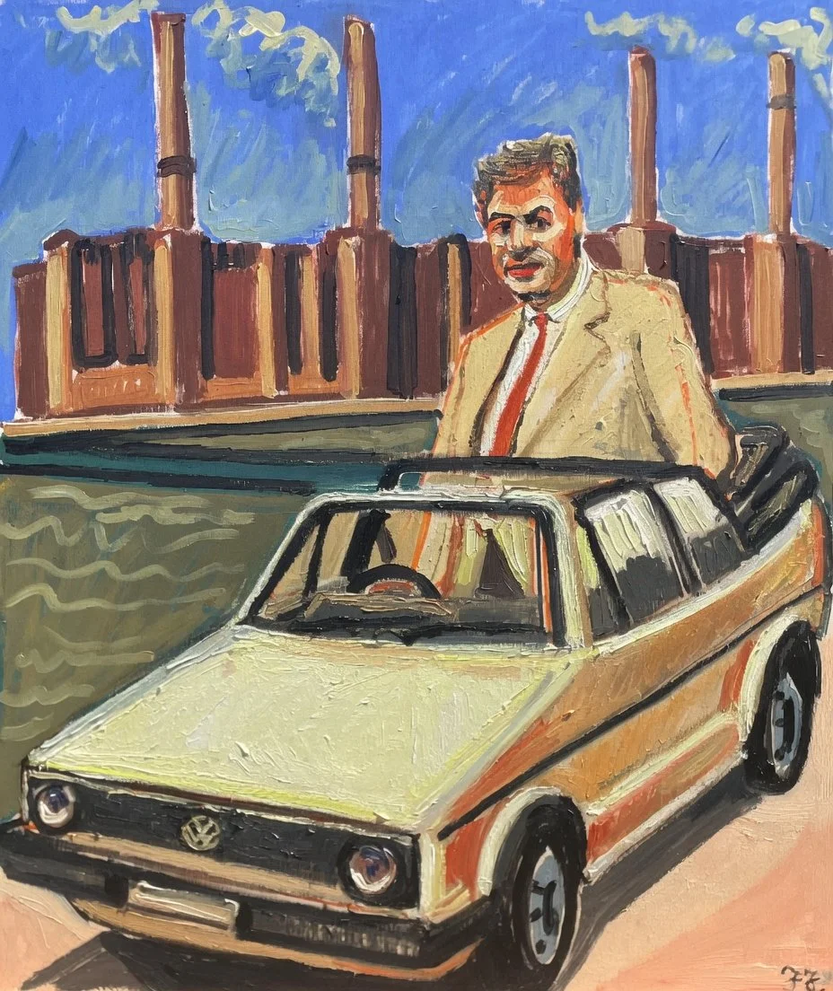 Giorgetto Giugiaro e la Golf a Wolfsburg