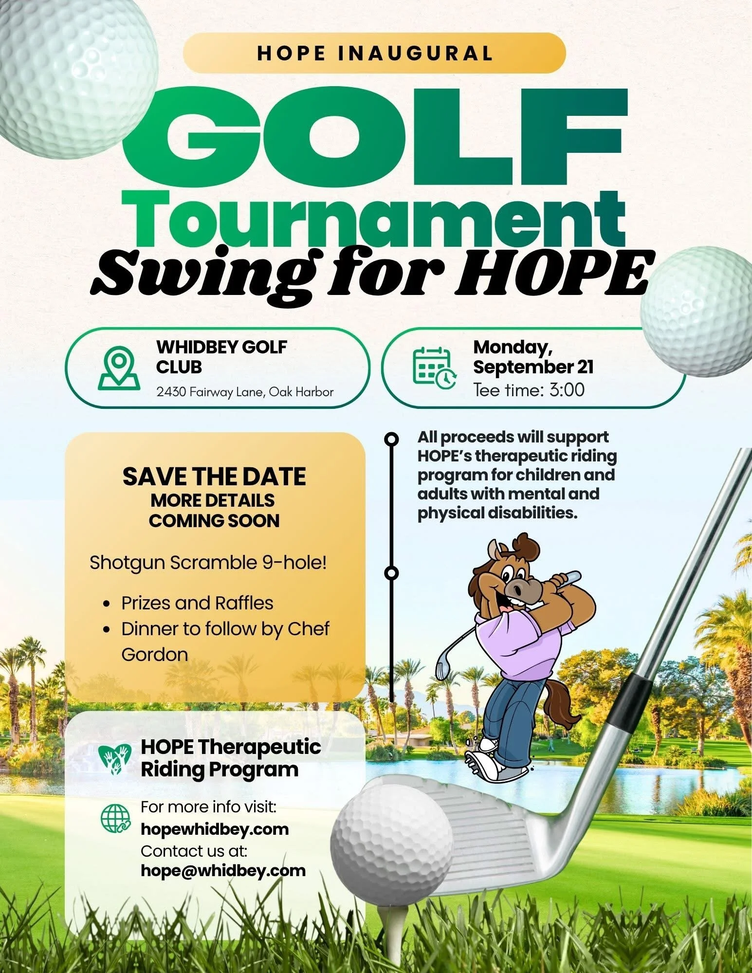 SWING FOR HOPE Golf Tournament
