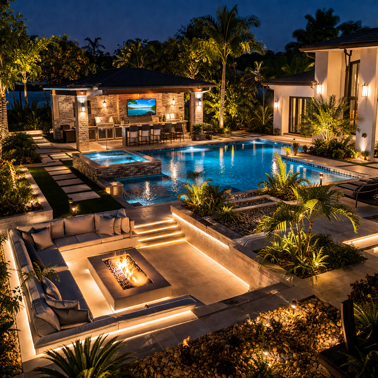 Outdoor Lighting Design: Transforming Your Backyard at Night