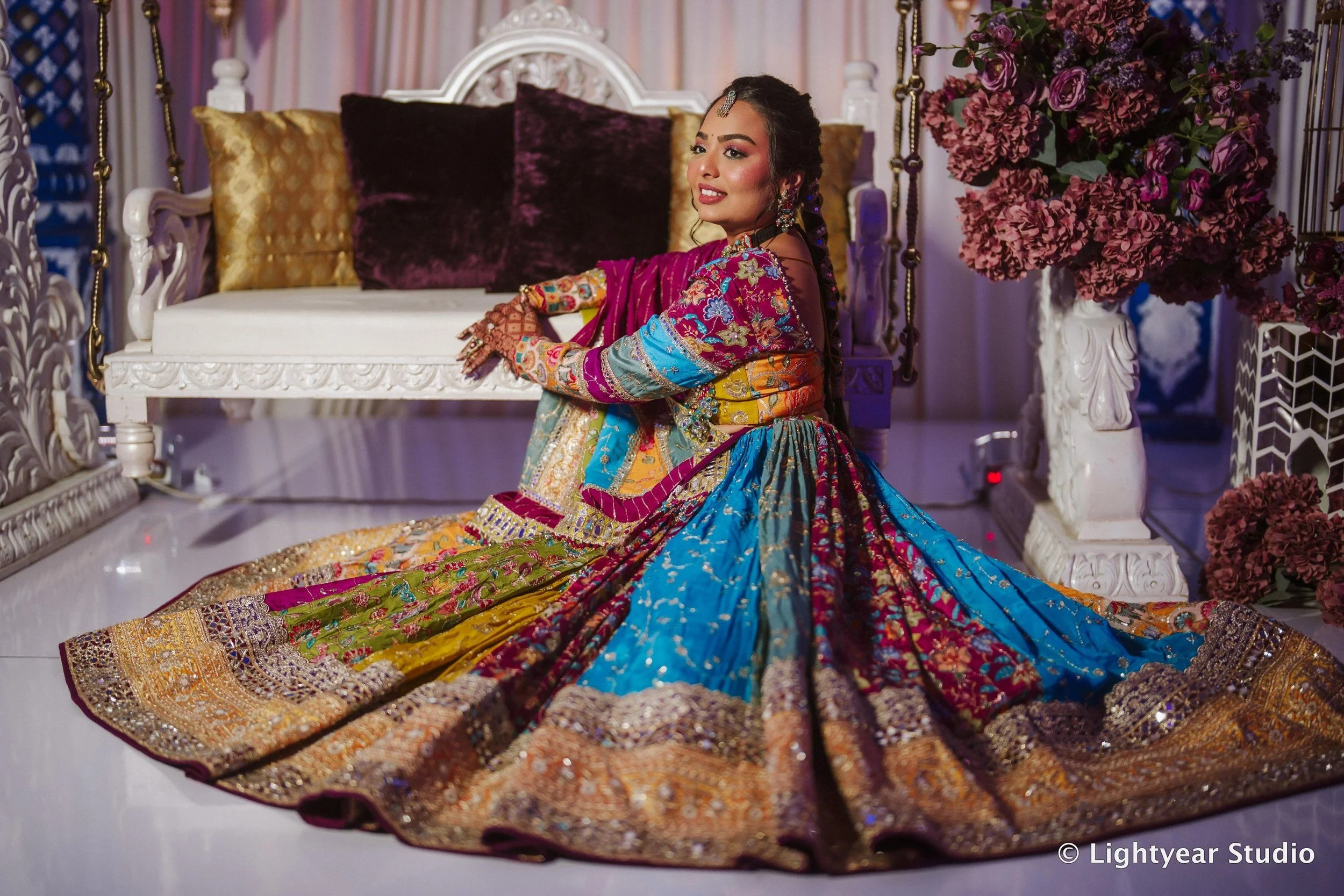 Garba makeup look for indian bride