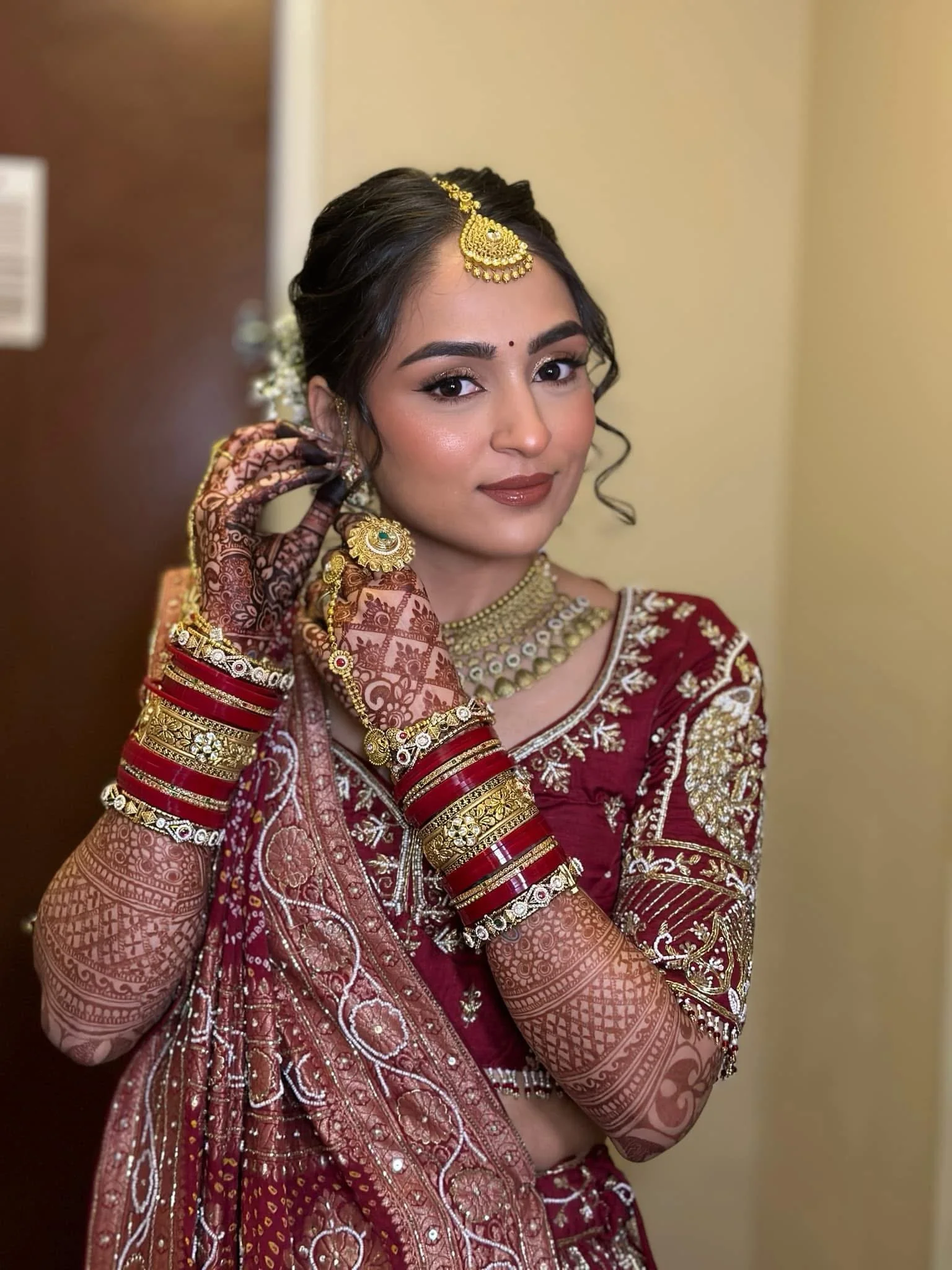 South Asian bridal makeup artist USA