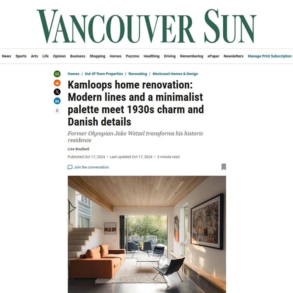 Vancouver Sun - Clarke Street Residence
