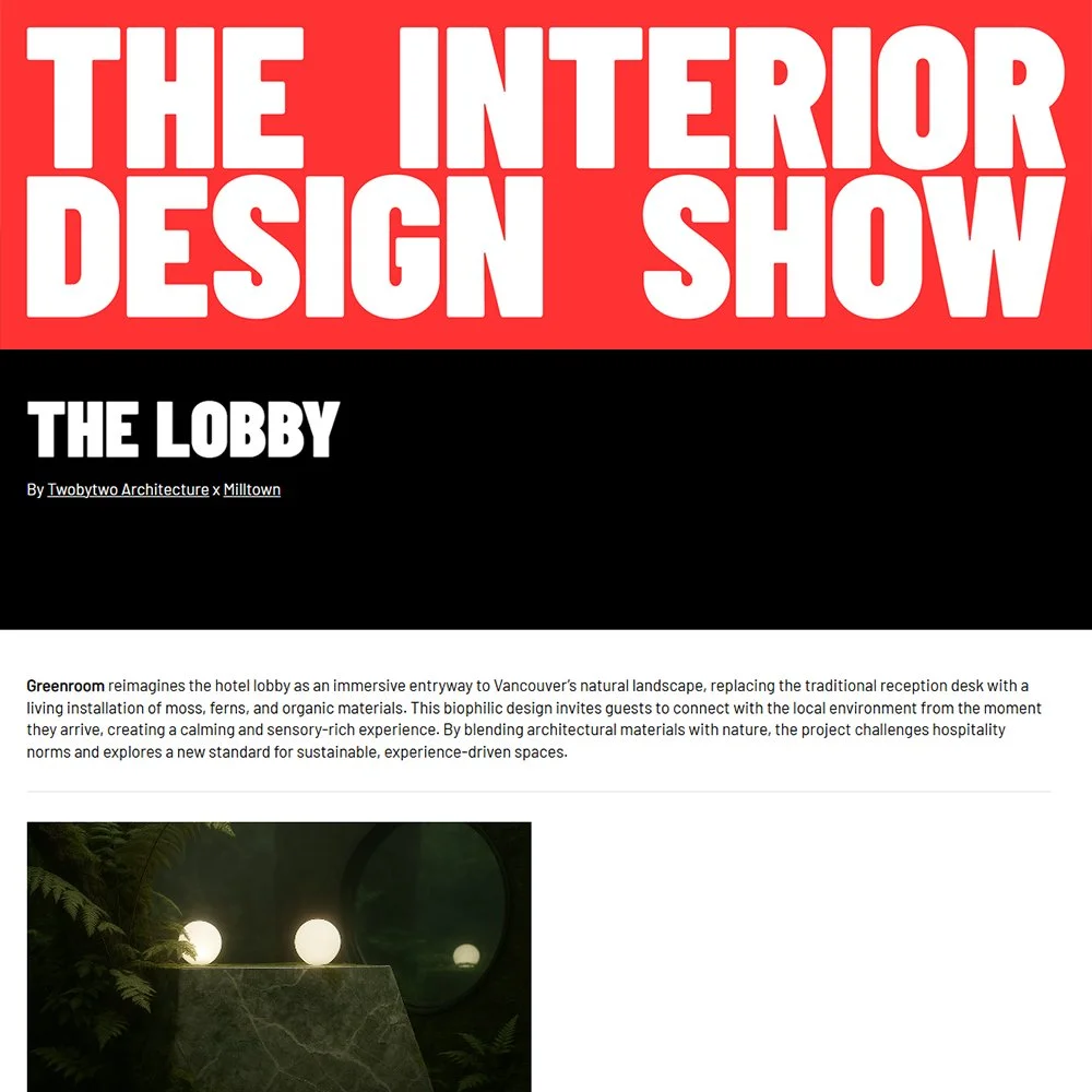 Interior Design Show - Twobytwo Installation