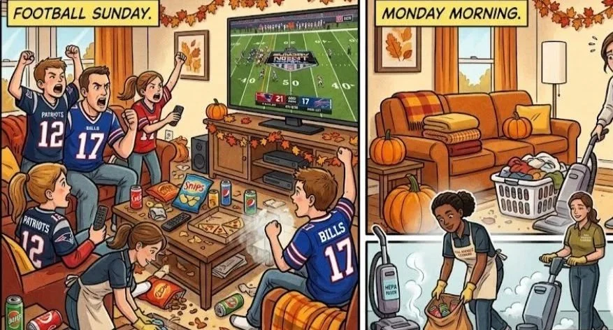 Post-Game Playbook: How to Clean Up After Football Sunday