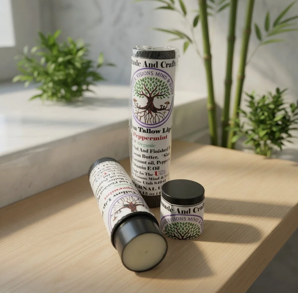 Peppermint Tallow Lip Balm