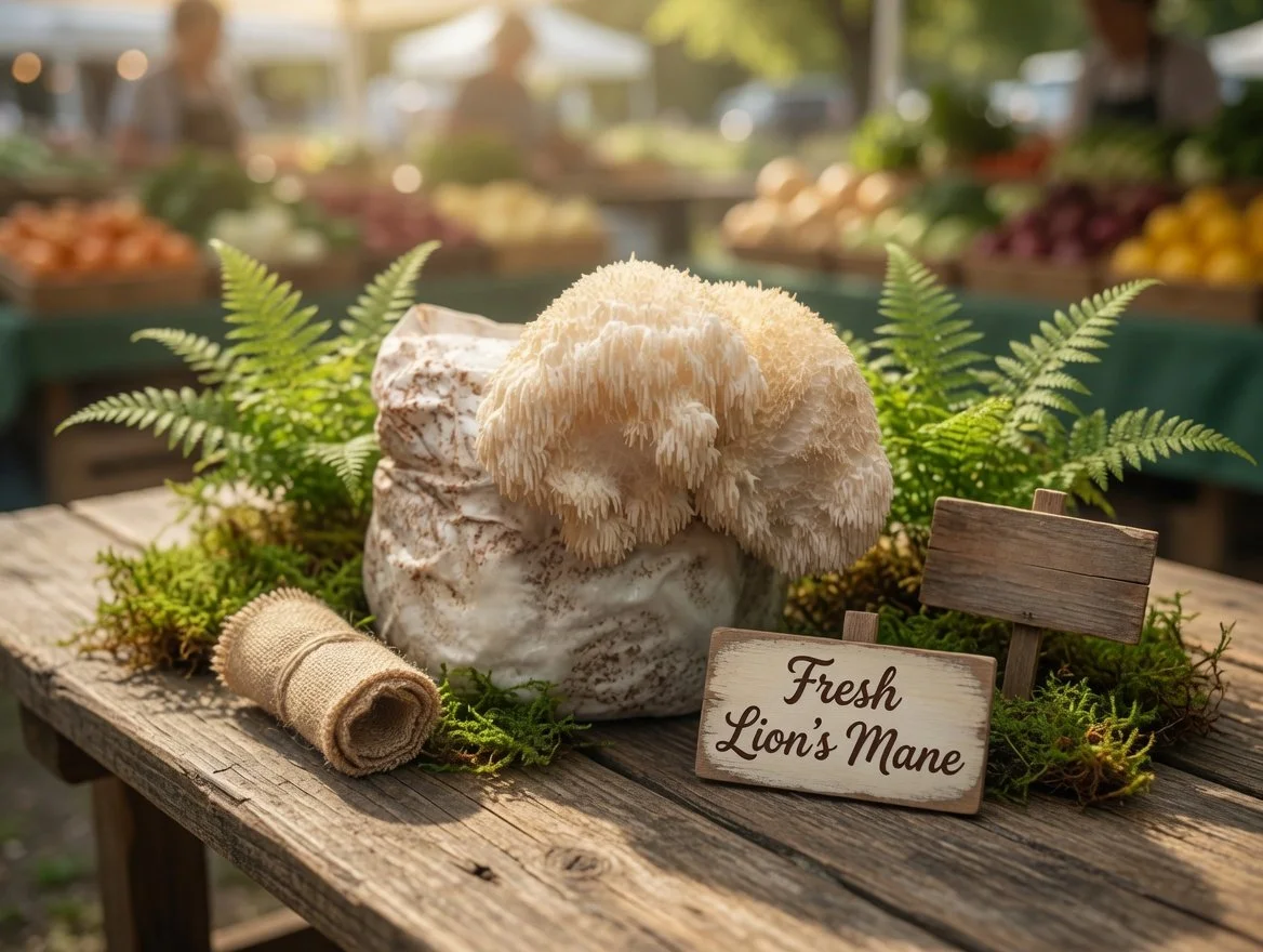1 Lb. Fresh Lion's Mane (Hericium erinaceus)