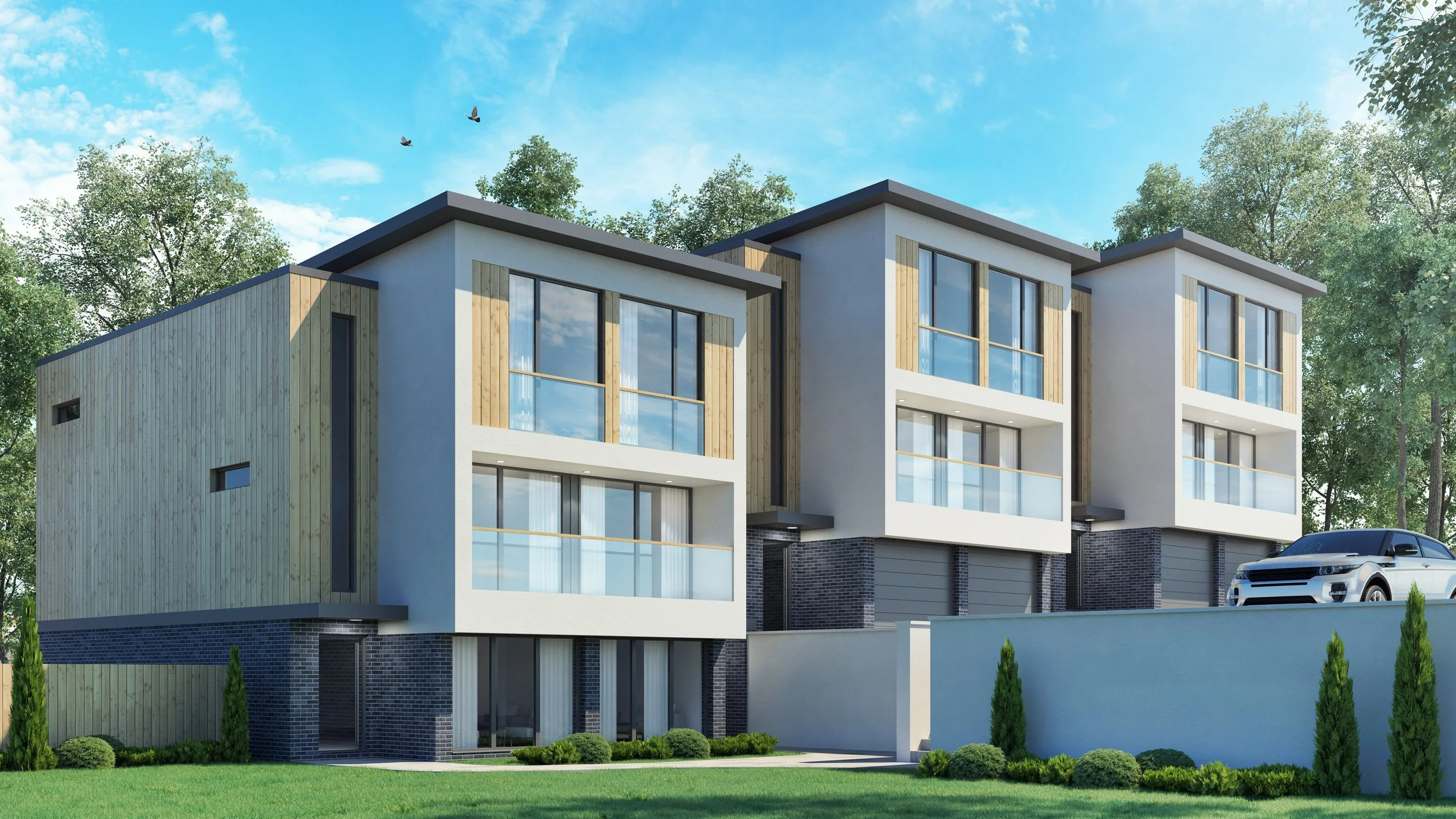Contemporary residential development project illustrating planning, viability and delivery consultancy services