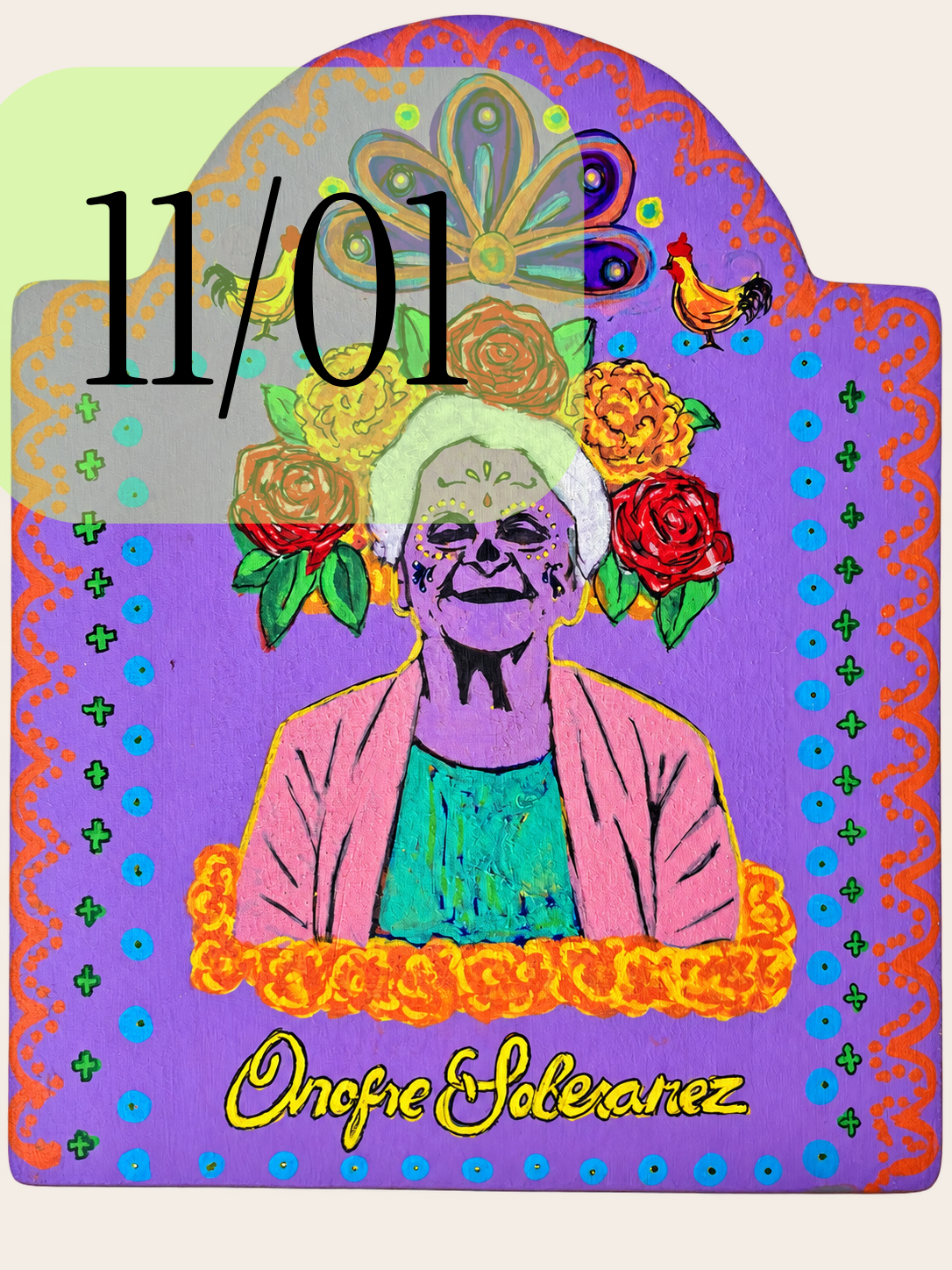 Día de los Muertos Retablo - 11/01