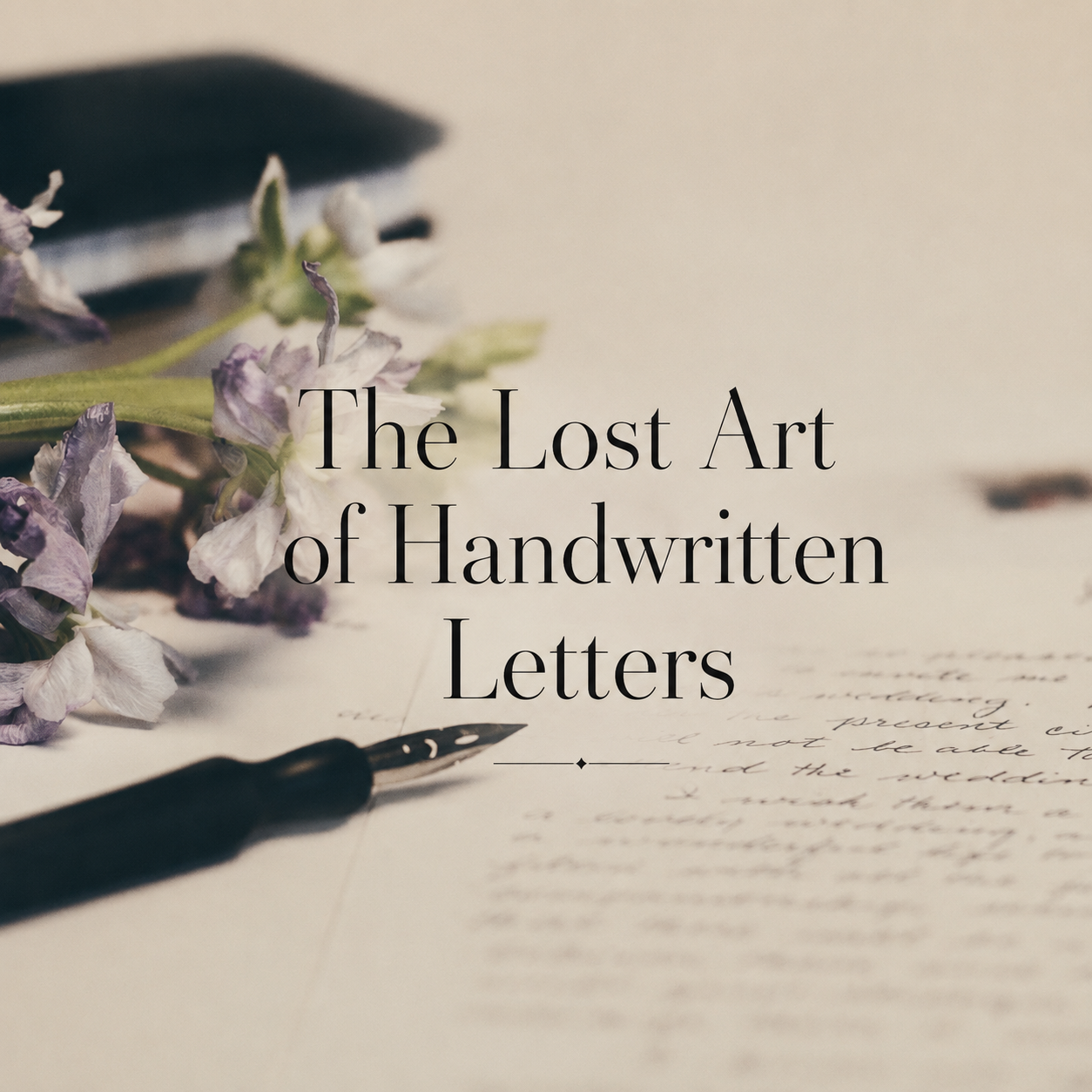 The Lost Art of Handwritten Letters
