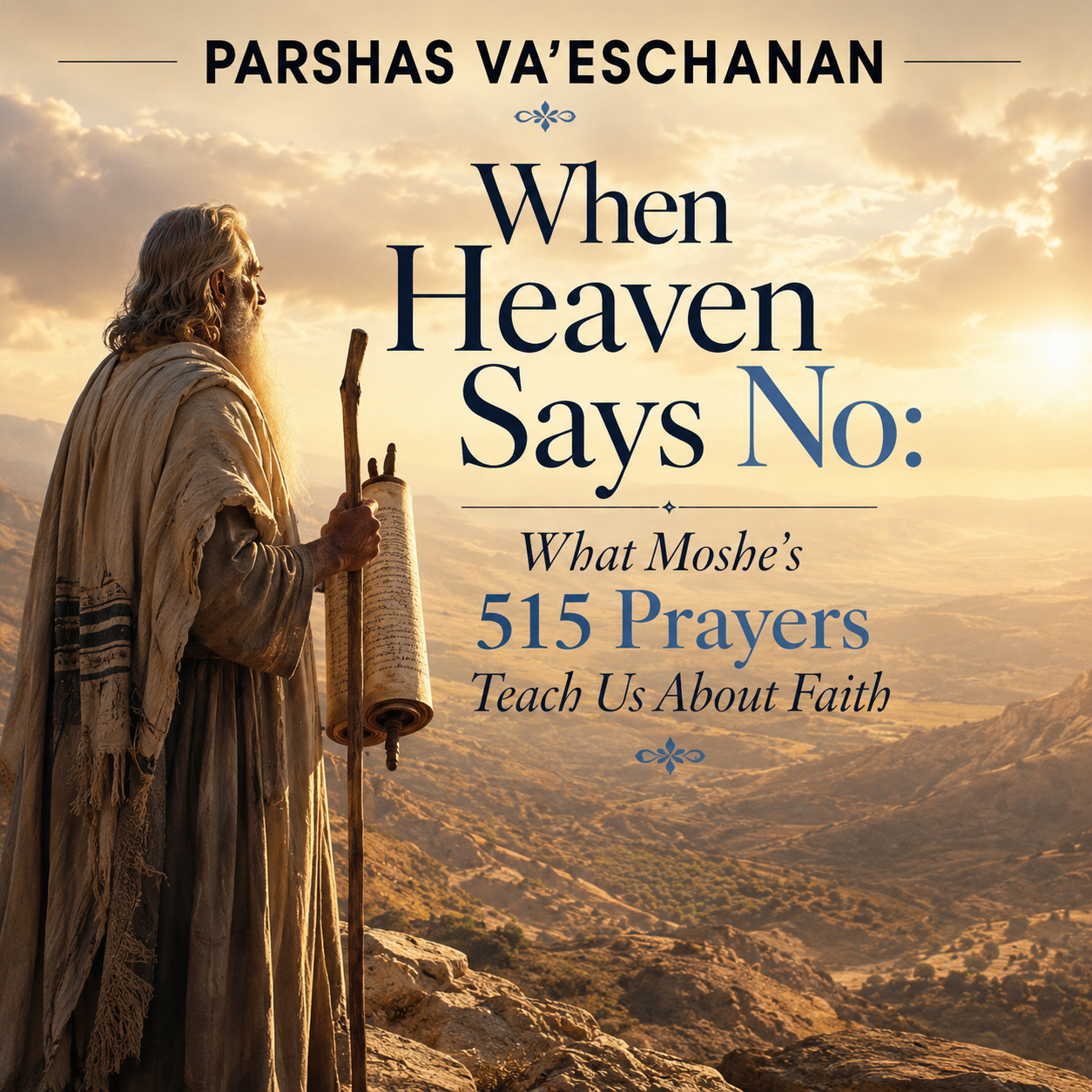 When Heaven Says No: What Moshe's 515 Prayers Teach Us About Faith