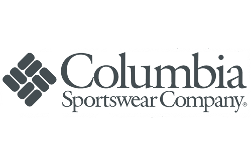 Columbia Sportswear Company logo featuring a diamond-shaped emblem and text