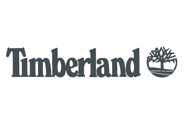 Timberland logo with a tree icon to the right of the text.