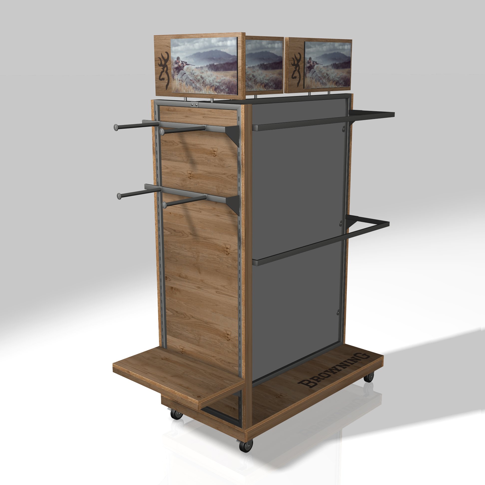 Browning Apparel Store Fixture
