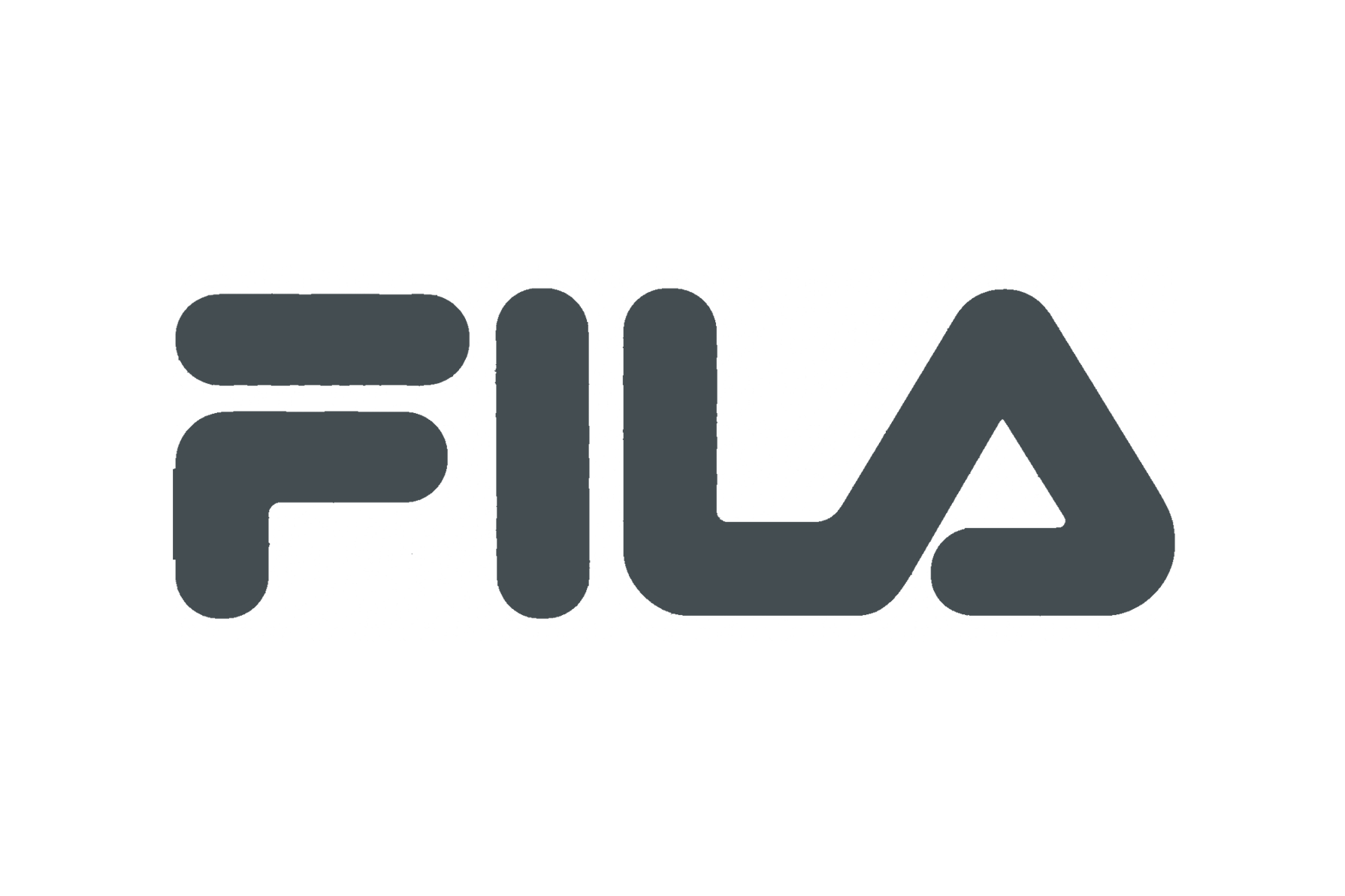 FILA logo in black with the brand name stylized in uppercase letters.