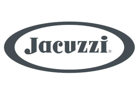 The Jacuzz Logo inside an oval shape