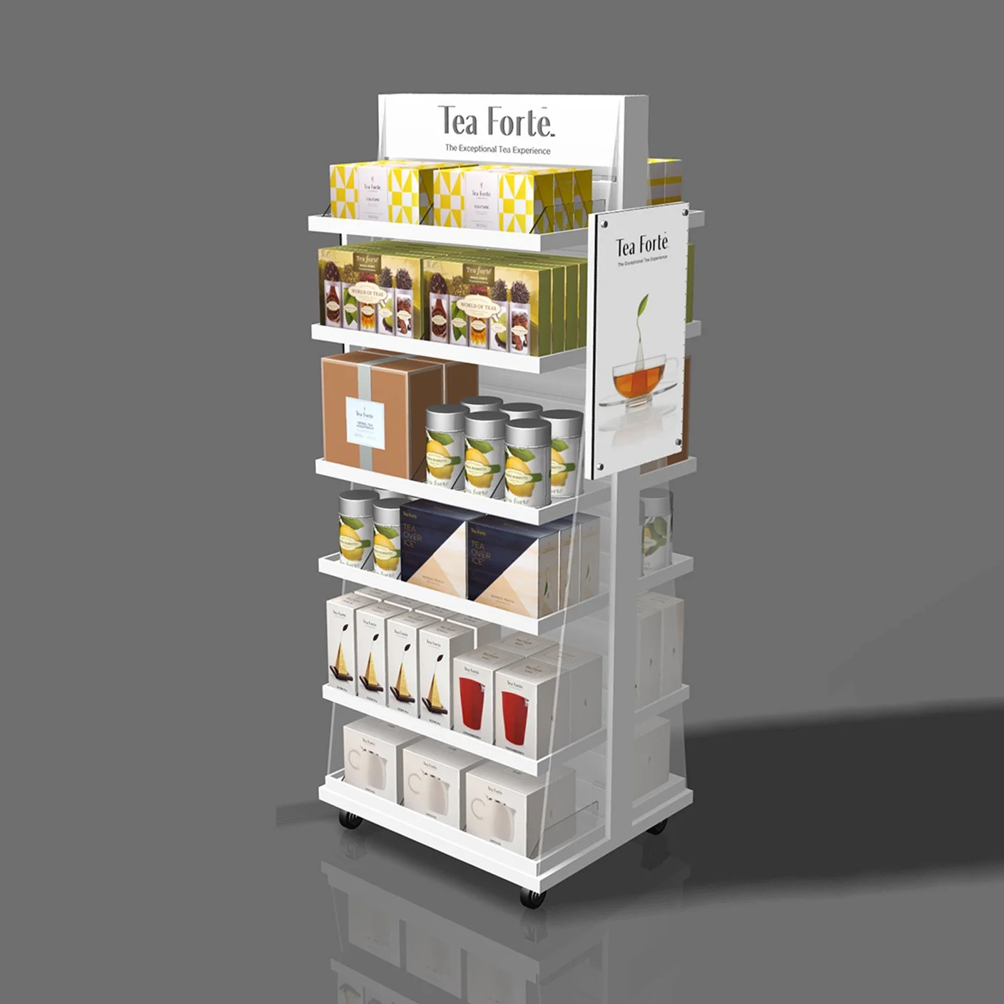 Tea Forte Store Fixture Concept