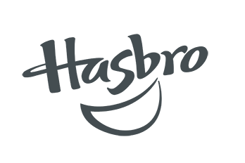 Hasbro logo featuring the word 'Hasbro' in stylized font with a smiling curve underneath.