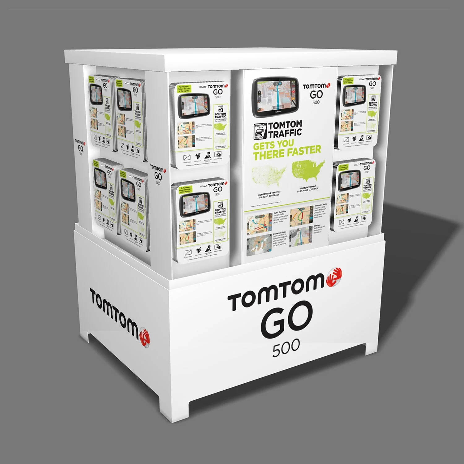 TomTom GO Take-to-Register Card Pallet Display