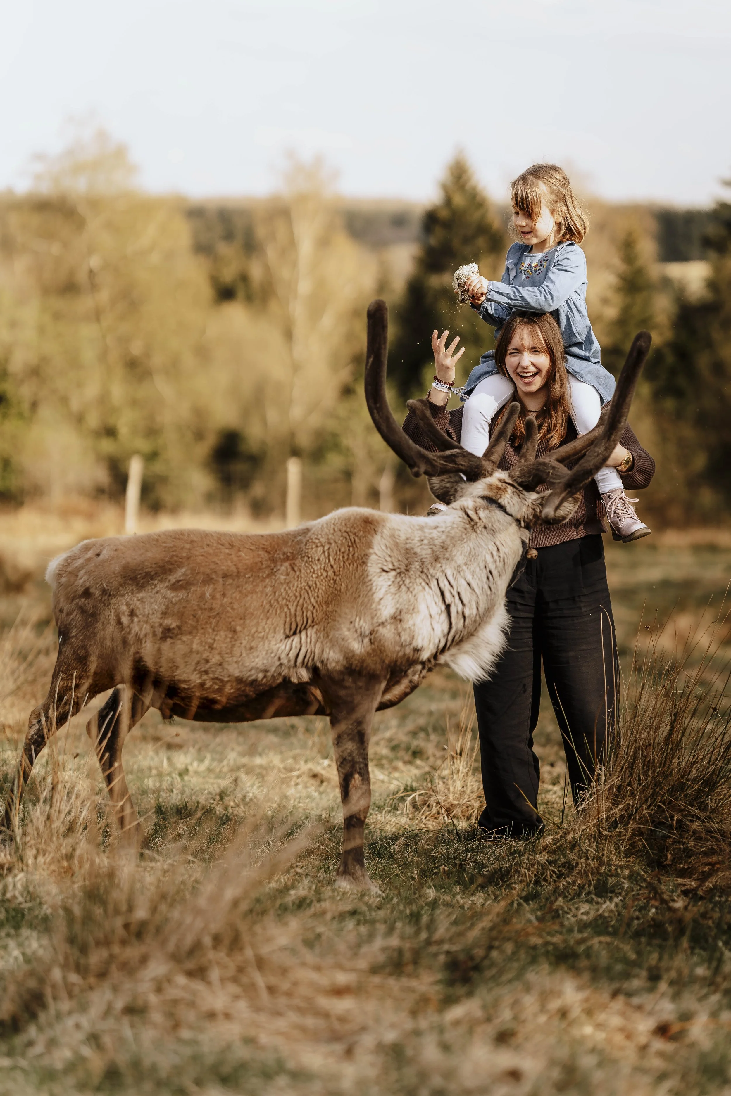 Familienfoto im Garten – ruhig, echt und ohne Pose