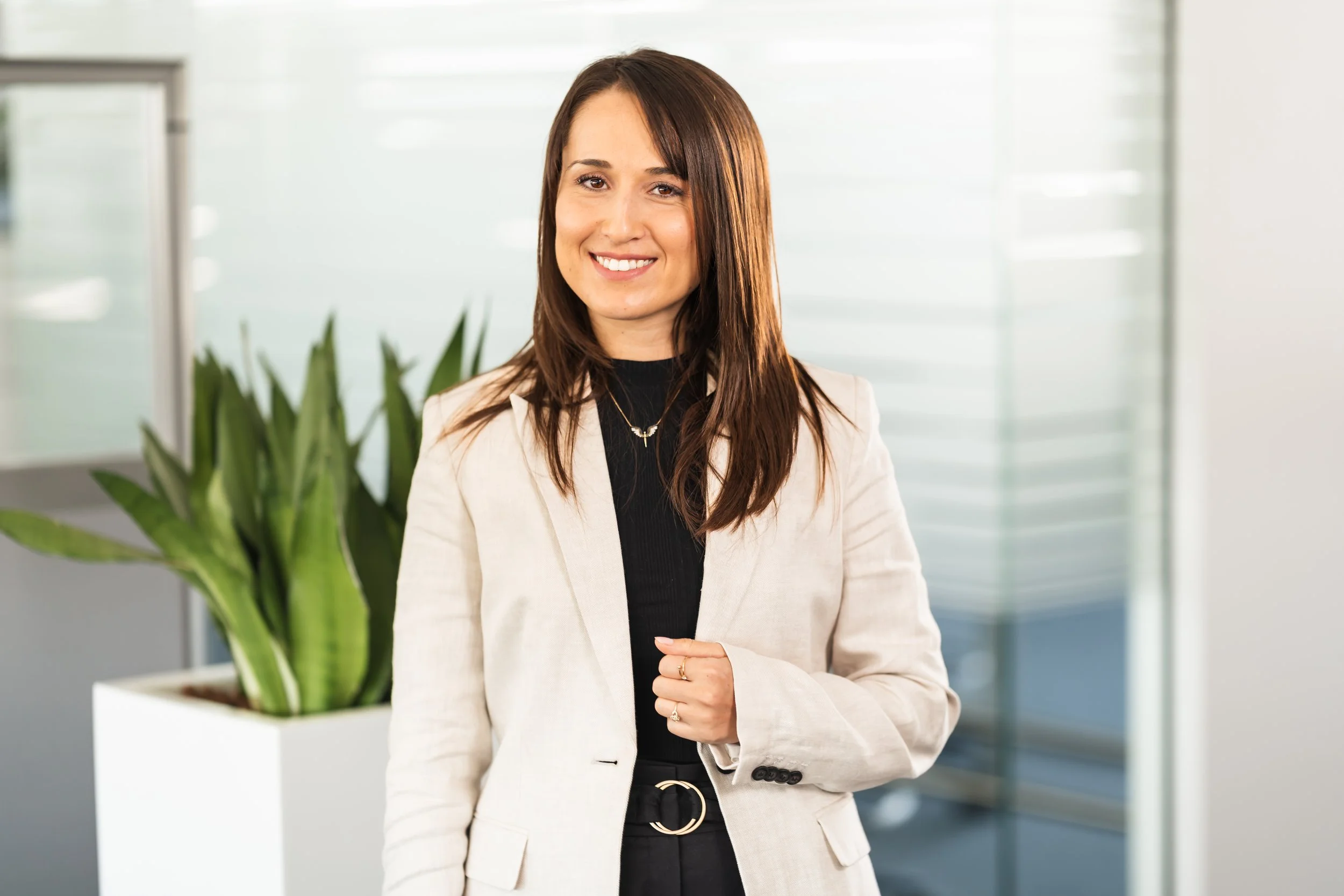 Business Porträt einer Frau im Büro