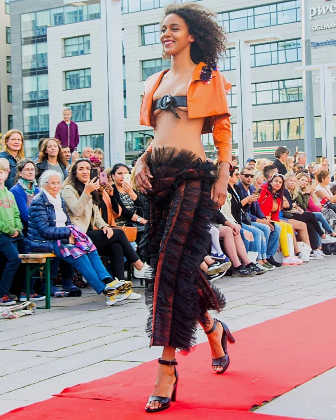 Zara Saberi — Contemporary fashion design from the I Don't Care runway collection, Sweden, 2019.