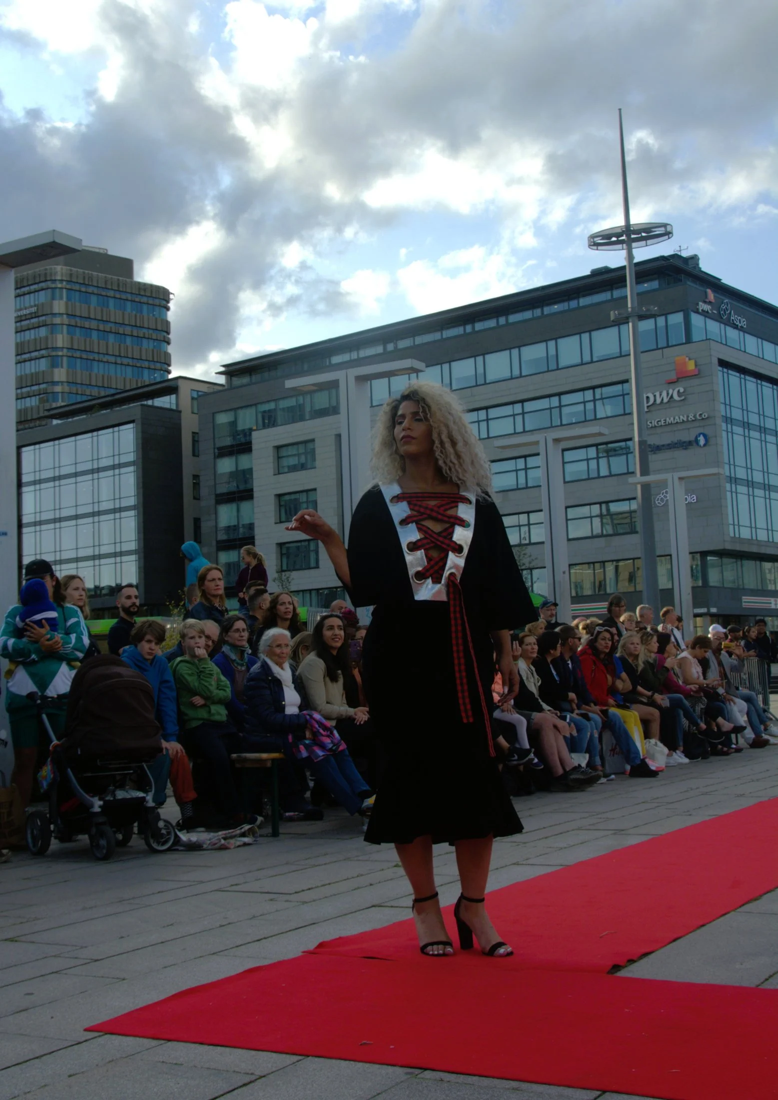 Zara Saberi — Conceptual fashion design from the I Don't Care runway collection exploring freedom through clothing.