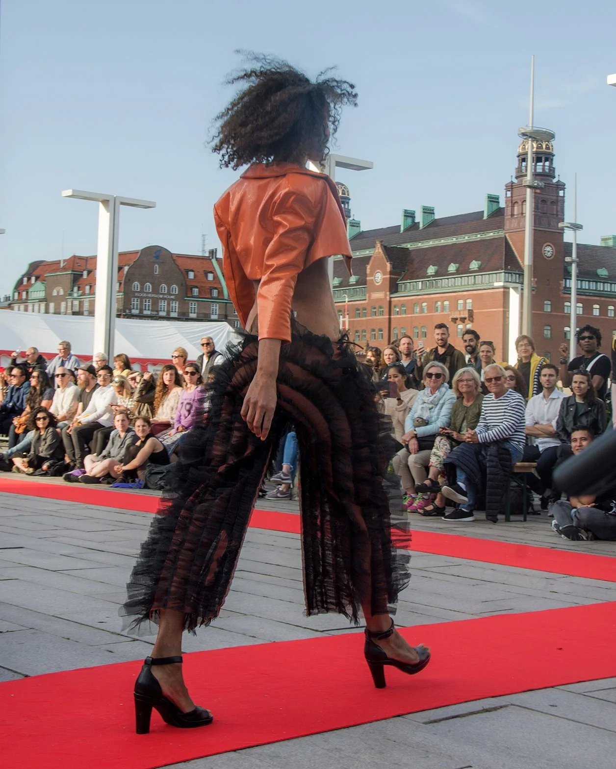 Zara Saberi — runway show at Malmö Festivalen 2019, I Don't Care collection, Sweden