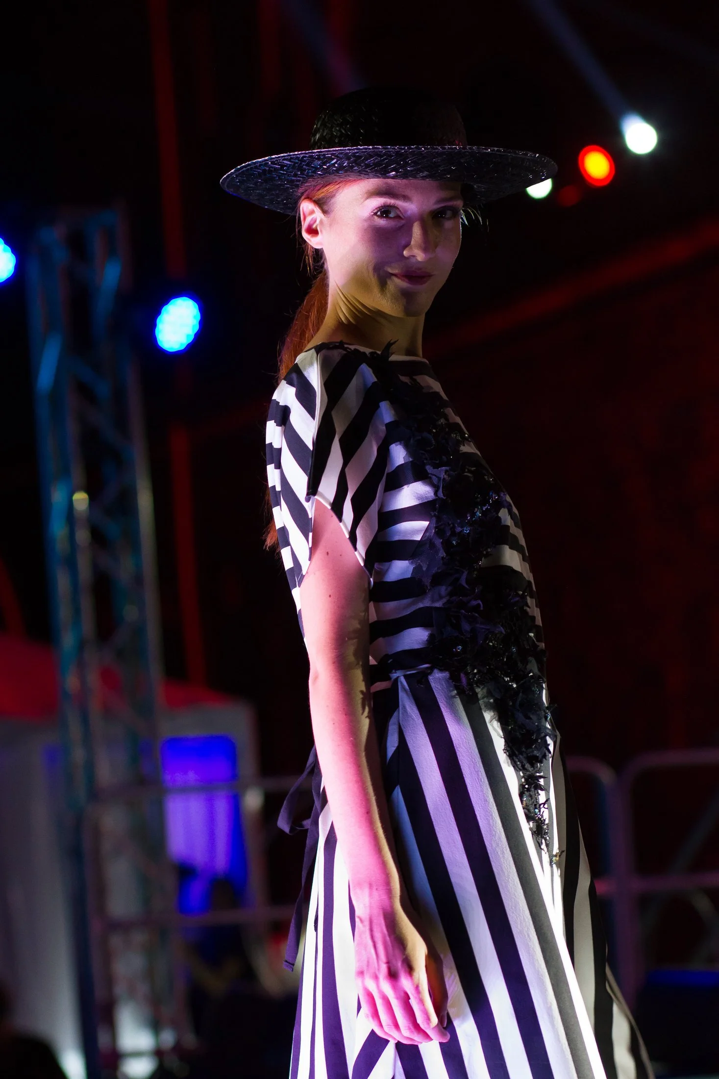 Zara Saberi — Simple Line fashion collection, structured form, Rome Italy