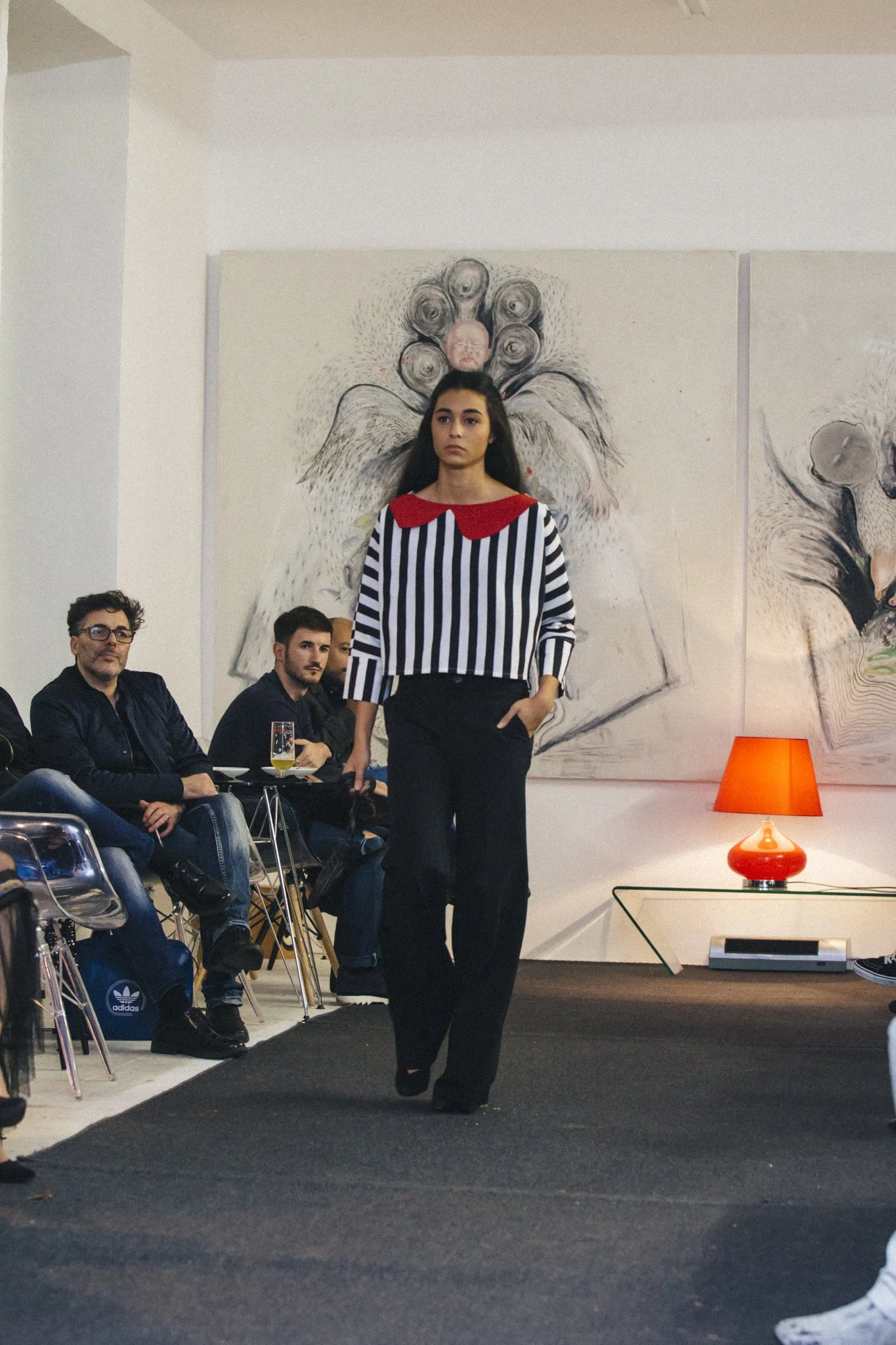 Zara Saberi — Prêt-à-porter look from the Simple Line collection, Madrid, Spain, 2016.