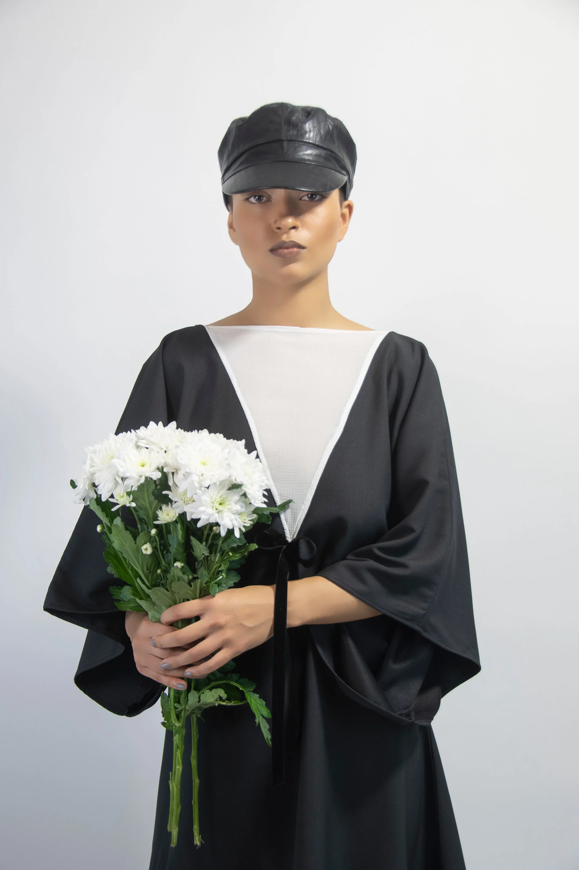 Zara Saberi — contemporary fashion image of a sculptural look — Me and Transparency collection, Sweden