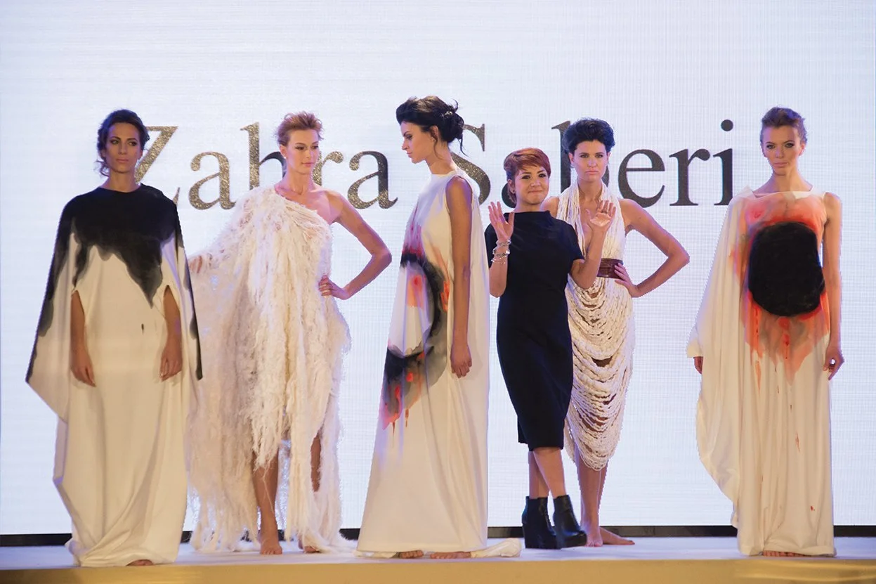 Zara Saberi — professional runway show in Fiuggi Italy, liberta collection