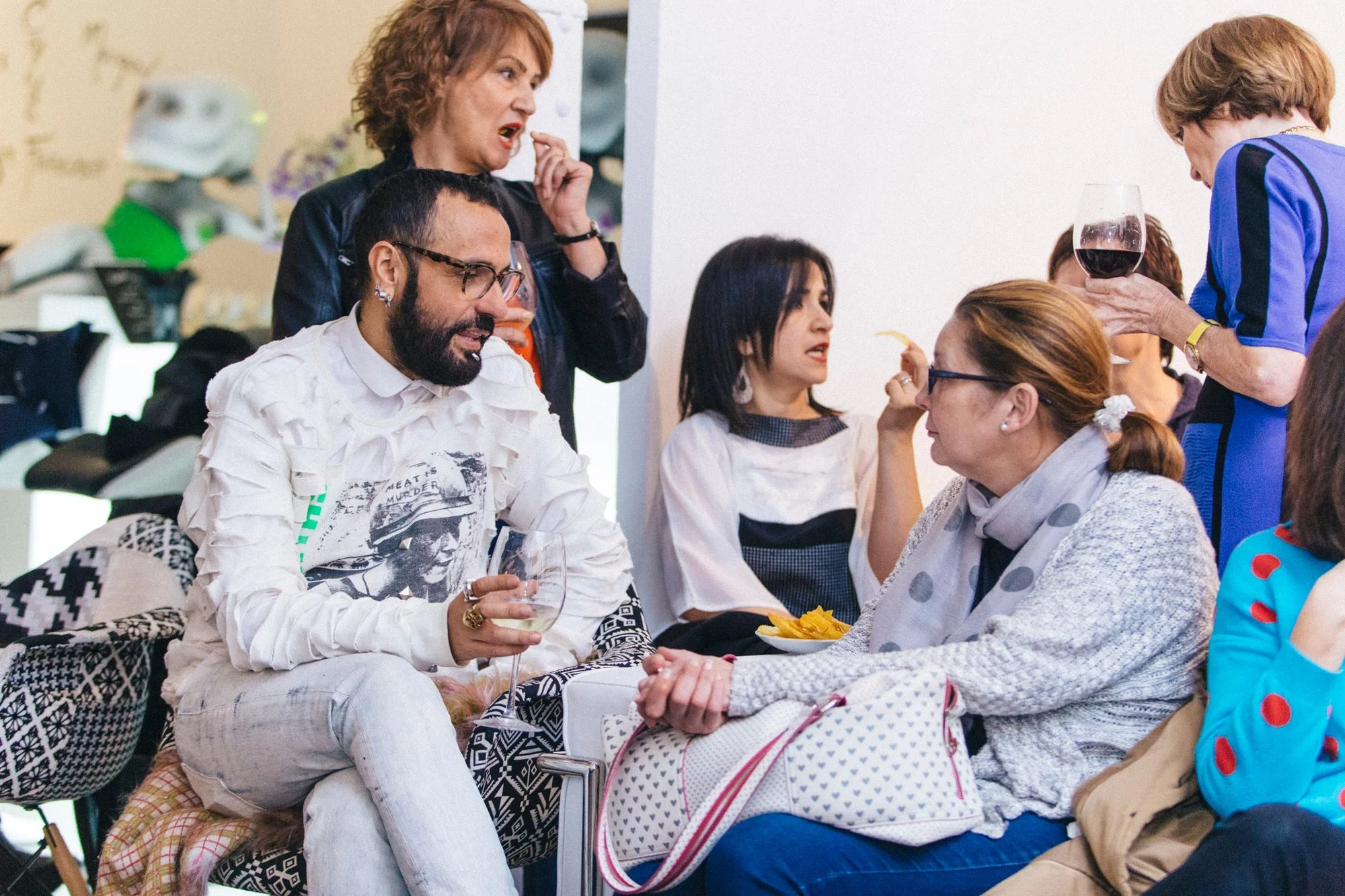 Zara Saberi documenting a creative journey through textile and fashion inspiration. 