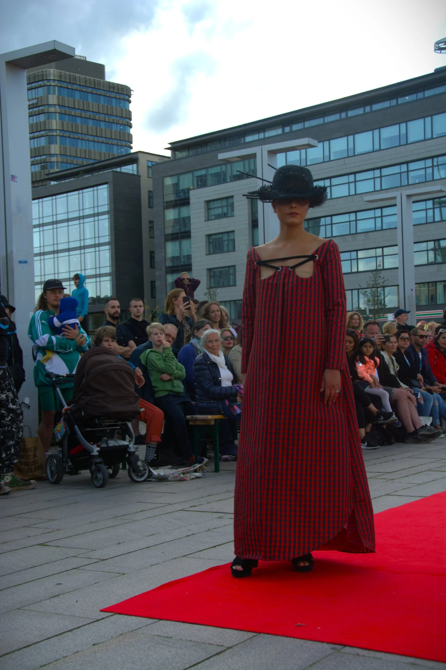 Zara Saberi — Fashion installation performance from the I Don't Care collection presented in Sweden.