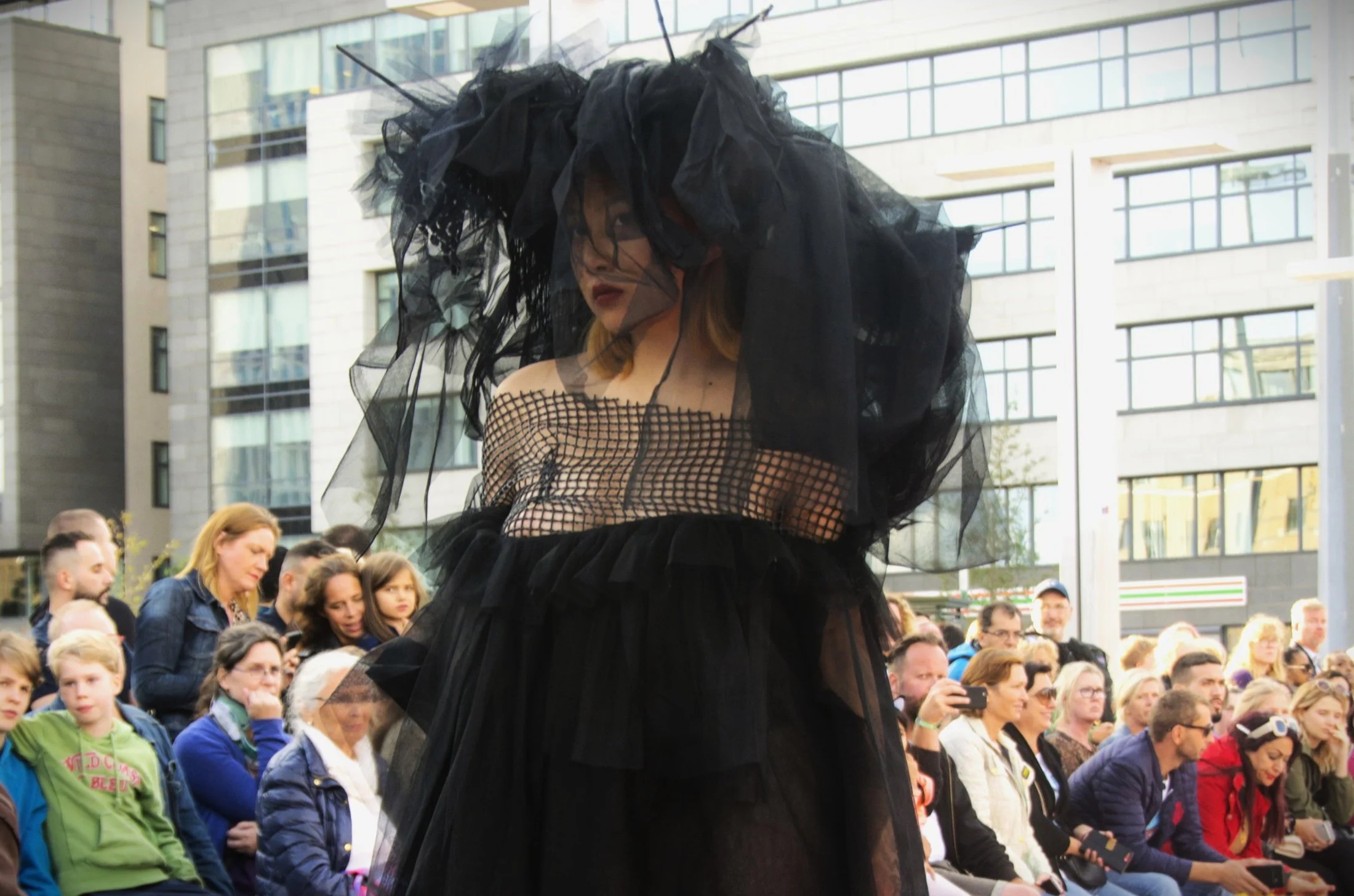 Zara Saberi — I Don't Care fashion show exploring identity through contemporary wearable art, Sweden, 2019.