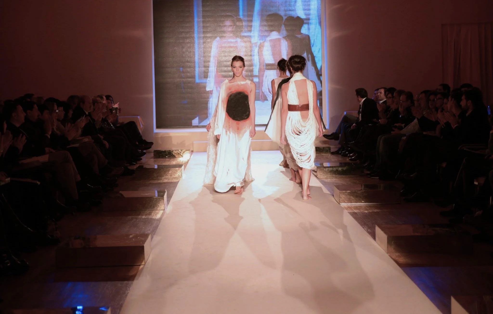 Zara Saberi — Woman VS Woman runway collection exploring contemporary fashion in Italy, 2015.