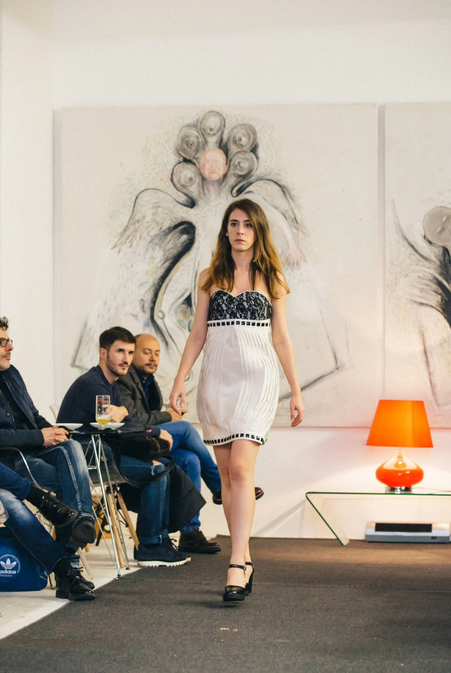 Zara Saberi — Closing runway look from the Simple Line collection presented in Madrid, 2016.